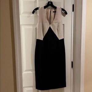 Karen Millen Cream Asymmetrical Dress